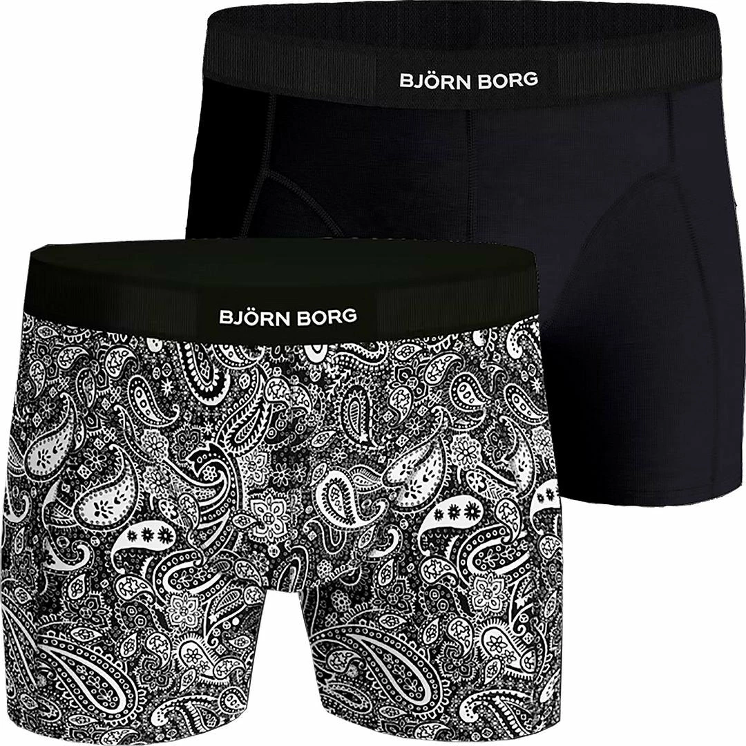 Bjorn Borg Mens Premium Cotton Shorts Boxer Briefs Underwear Many Choices 2-PACK - Image 6
