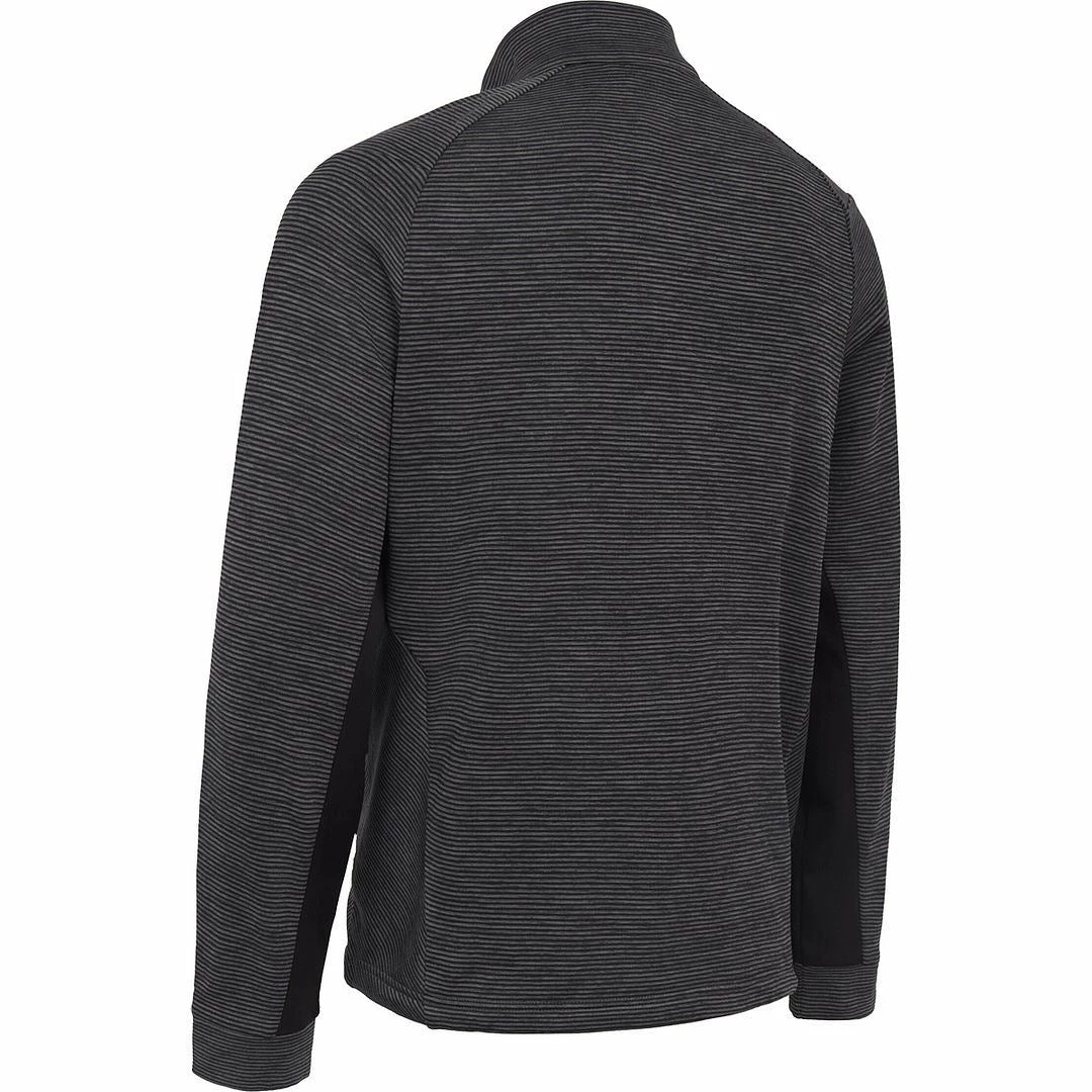 Callaway Golf Mens Heather Stripe Fleece 1/4 Zip Opti-Dri Swing Tech Thermal Golf Pullover Sweater - Image 9