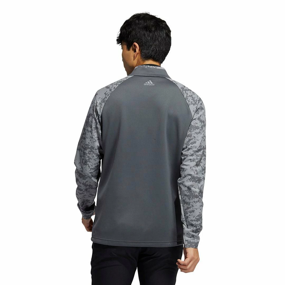 ADIDAS Golf Mens Camo Hybrid Layering Sweatshirt Stretch Golf Sweater - Image 23