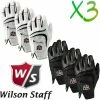 Wilson Golf Wilson Staff Golf Grip Plus Mens Golf Glove Left Hand Pack Of 3