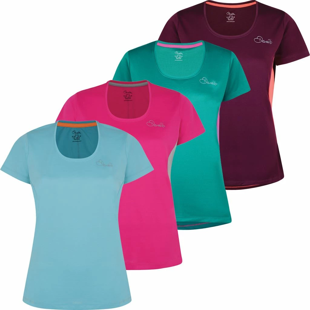 Dare 2B Ladies Crew Neck Reform Short Sleeve Stretch Workout Tee