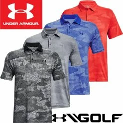 Under Armour Golf Mens UA Playoff 2.0 Jacquard Stretch Golf Polo Shirt