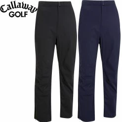 Callaway Golf Mens Stormlite Waterproof Trousers Stretch Golf Rain Pants
