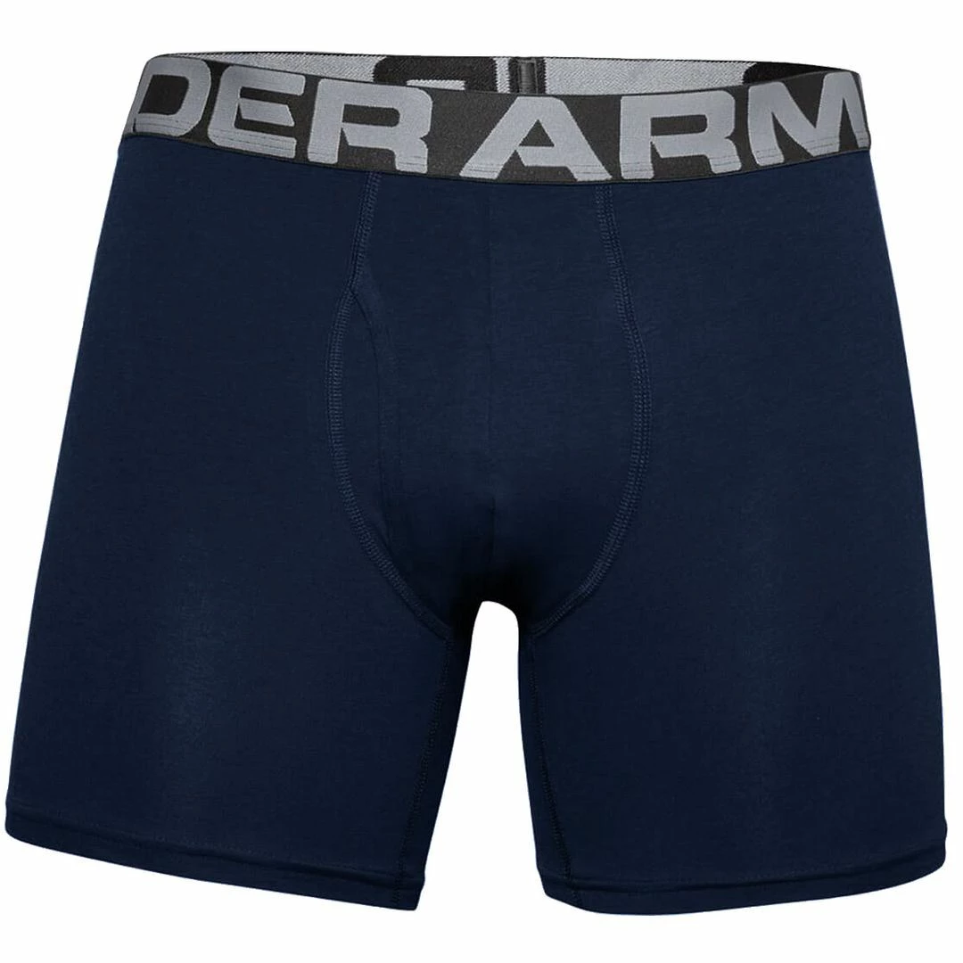 Under Armour Mens UA Charged Cotton 6" Stretch BoxerJock Underwear 3-Pack - Image 10