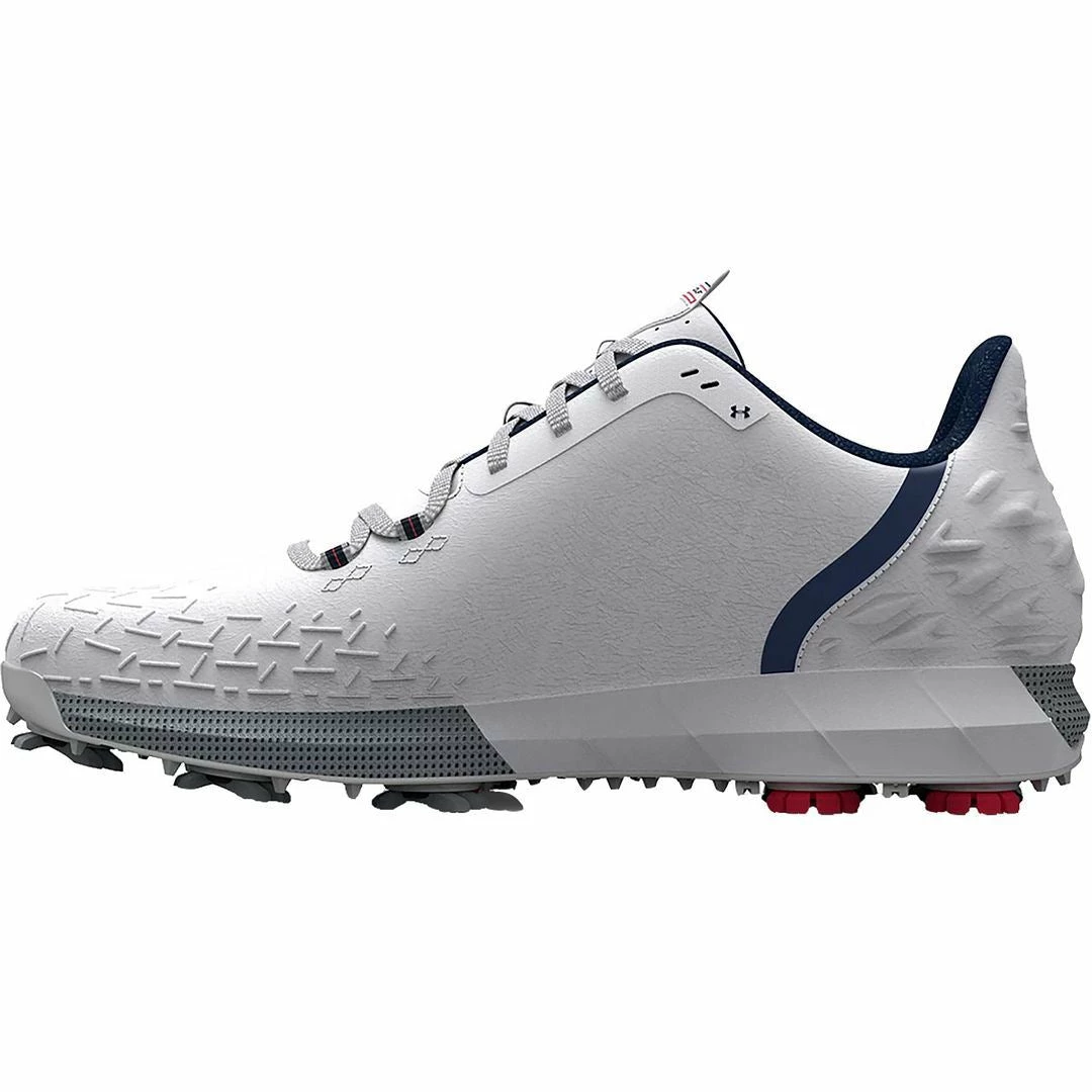 ABCGolf Under Armour Golf Mens UA HOVR Drive 2 Wide E Waterproof Spiked Golf Shoes - Image 7