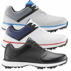 Stuburt Mens PCT II Synthetic Microfibre Dri Back Waterproof Spiked Golf Shoes