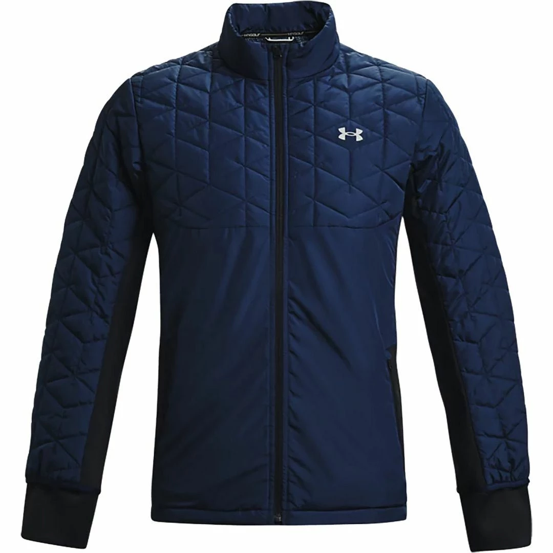 Under Armour Mens UA ColdGear Reactor Storm Hybrid Full Zip Golf Jacket - Image 5