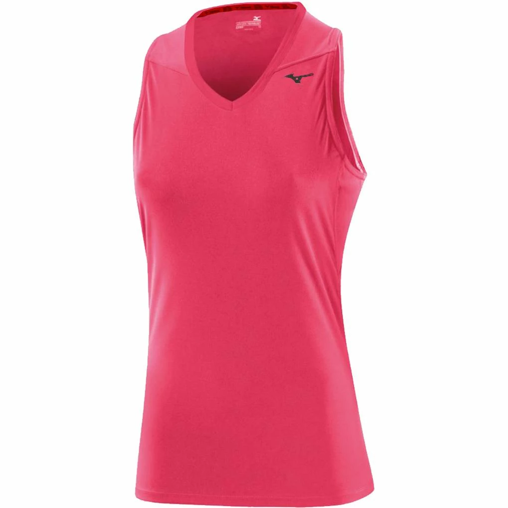 Ladies Mizuno Drylite Core Tee Womens Sleeveless Running T-shirt - Image 8