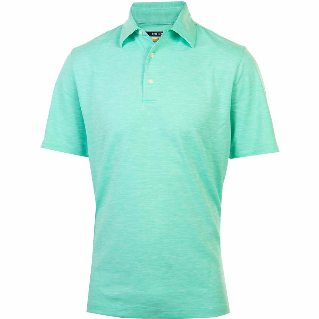 Greg Norman Mens PlayDry® Bold Heather Short Sleeve Performance Polo Shirt - Image 11
