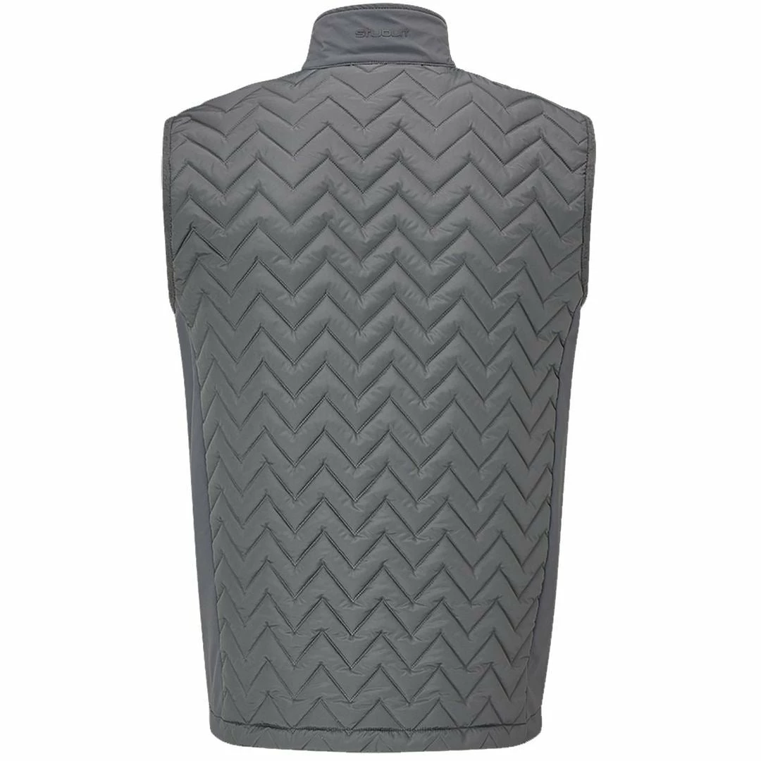 Stuburt Golf Mens Evolution Tech Thermal Padded Full Zip Windproof Golf Gilet Vest - Image 6
