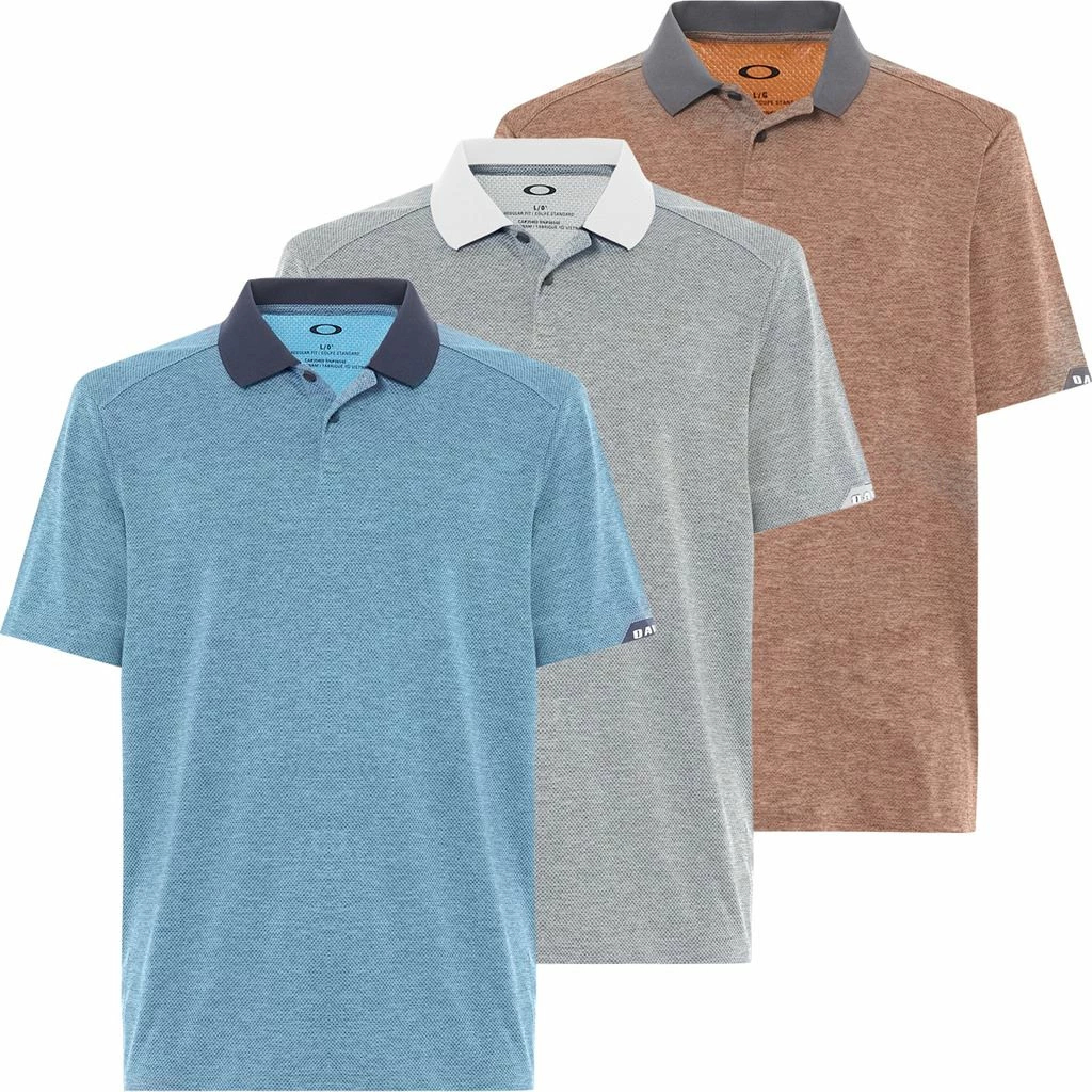 Oakley Golf O-Hydrolix™ Contour Short Sleeve Mens Golf Polo Shirt - Image 2