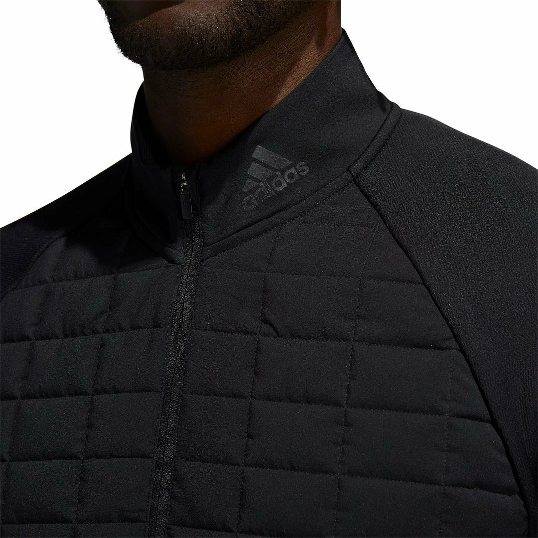 ADIDAS Golf Mens Frostguard 1/4 Zip Water Repellent Thermal Golf Jacket - Image 8