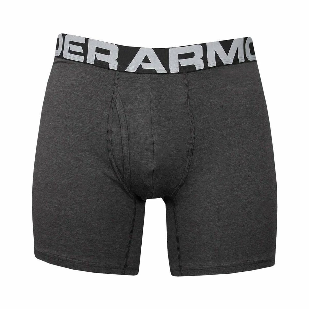 Under Armour Mens UA Charged Cotton 6" Stretch BoxerJock Underwear 3-Pack - Image 29