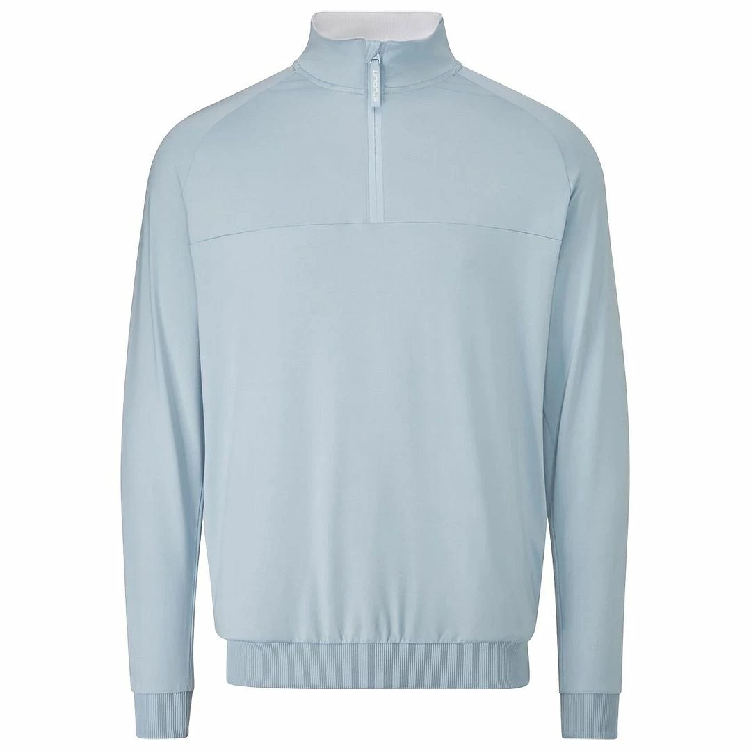 Stuburt Golf Mens Augusta Mid Layer Half Zip Windproof Golf Pullover Sweater - Image 3