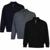 Proquip Mens PQ Merino Lined 1/4 Zip Water Repellent Golf Sweater Pullover