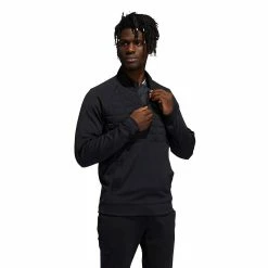 ADIDAS Golf Mens Frostguard 1/4 Zip Water Repellent Thermal Golf Jacket