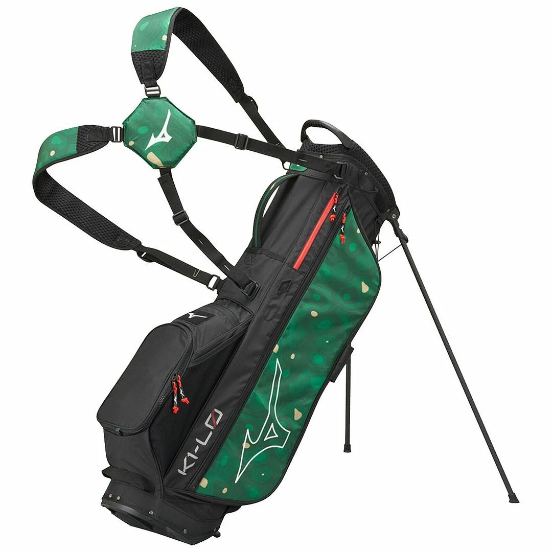 Mizuno Golf Mens K1-LO Carry Dual Strap 5 Way Divider Golf Stand Bag - Image 2