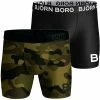 Bjorn Borg Boys Performance Shorts Boxer Briefs Underwear 2-PACK