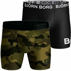 Bjorn Borg Boys Performance Shorts Boxer Briefs Underwear 2-PACK