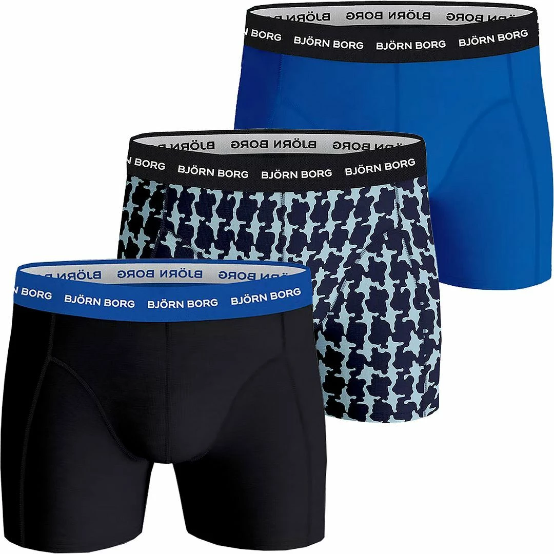Bjorn Borg Mens Cotton Stretch Shorts Boxer Briefs Underwear Many Choices 3-PACK - Image 16