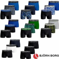 Bjorn Borg Mens Cotton Stretch Shorts Boxer Briefs Underwear Many Choices 3-PACK