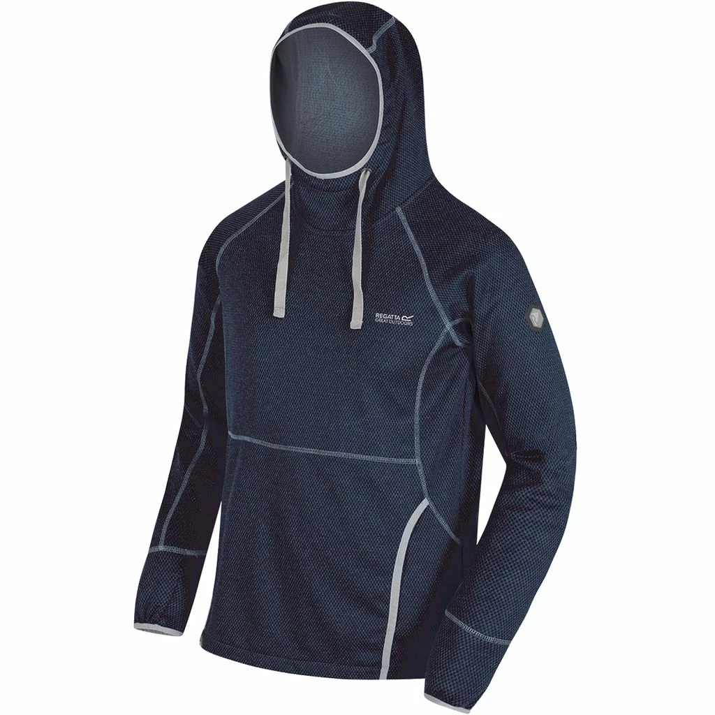 Regatta Mens Hoodie Montem III Sports Stretch Hoody Sweater Navy - Image 2