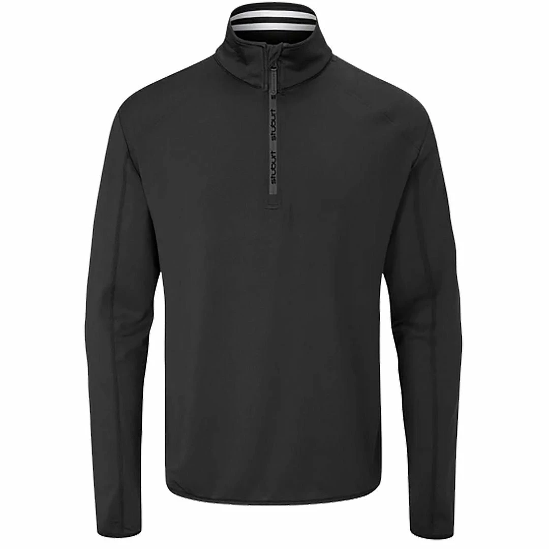 Stuburt Mens Avalanche Mid Layer 1/2 Zip Thermal Water Resistant Golf Sweater - Image 2