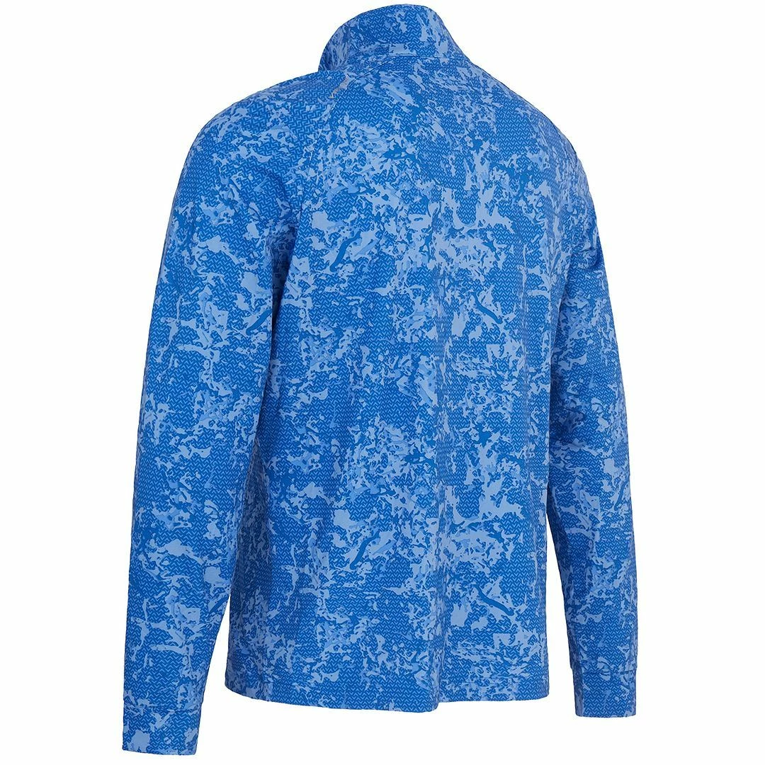 Callaway Golf Mens Camo Sun Protection 1/4 Zip Opti-Dri Swing Tech Golf Pullover - Image 9