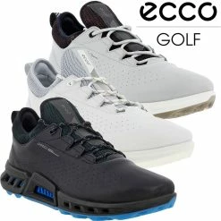 Ecco Golf Mens Biom C4 GORE-TEX Leather Waterproof Spikeless Golf Shoes