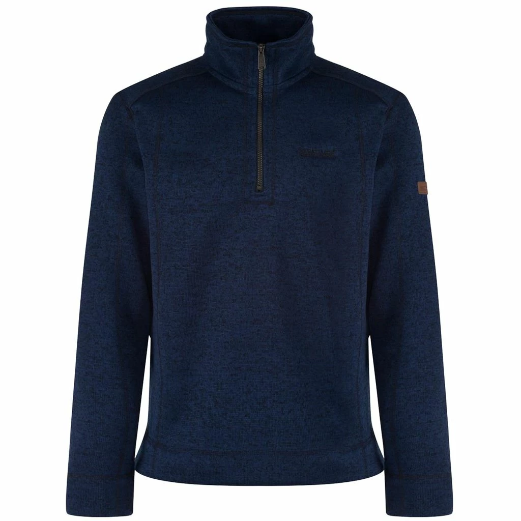 Regatta Lincoln 1/4 Zip Overhead Sweater Midweight Fleece Funnel Neck Mens Sports Pullover - Image 4