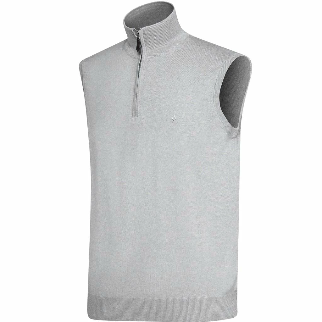 Oscar Jacobson Mens Bob Pin ¼ Zip Golf Vest - Image 12