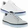 Ecco Golf Mens Tray Hydro Max Water Repellant Leather Spikelees Golf Shoes