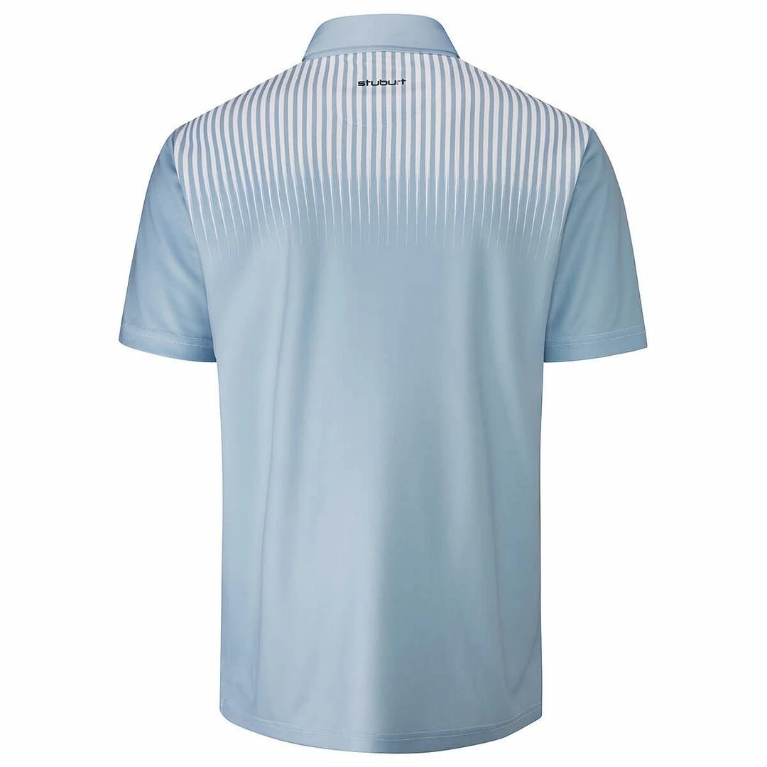 Stuburt Golf Mens Pebble Breathable DRI-Back Moisture Wicking Golf Polo Shirt - Image 6