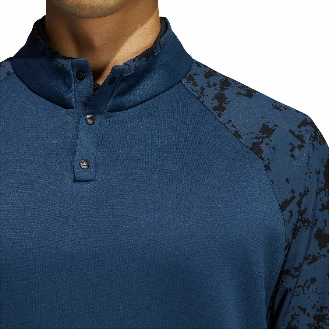 ADIDAS Golf Mens Camo Hybrid Layering Sweatshirt Stretch Golf Sweater - Image 29
