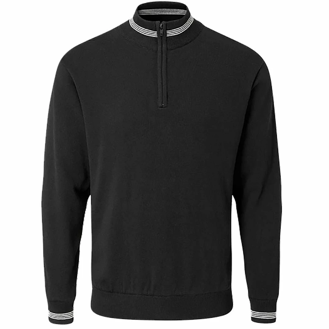 Stuburt Golf Mens Arctic Lined Windproof Half Zip Thermal Golf Pullover Sweater - Image 2