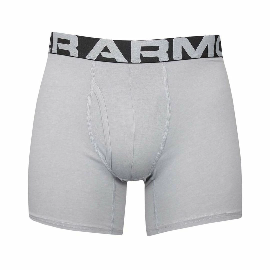 Under Armour Mens UA Charged Cotton 6" Stretch BoxerJock Underwear 3-Pack - Image 28