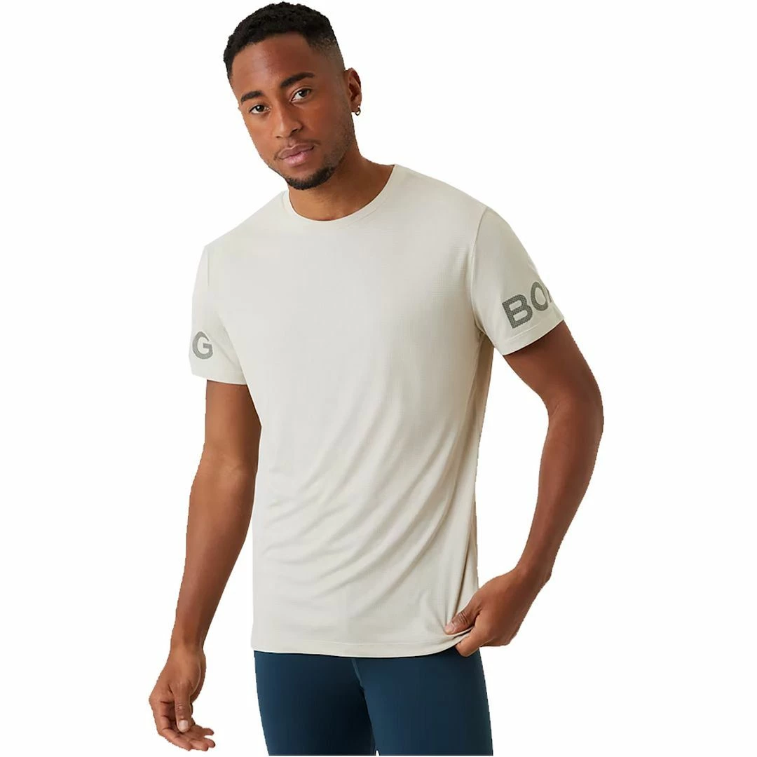 Bjorn Borg Mens Light Performance Short Sleeve Top Sport Gym T-shirt - Image 4