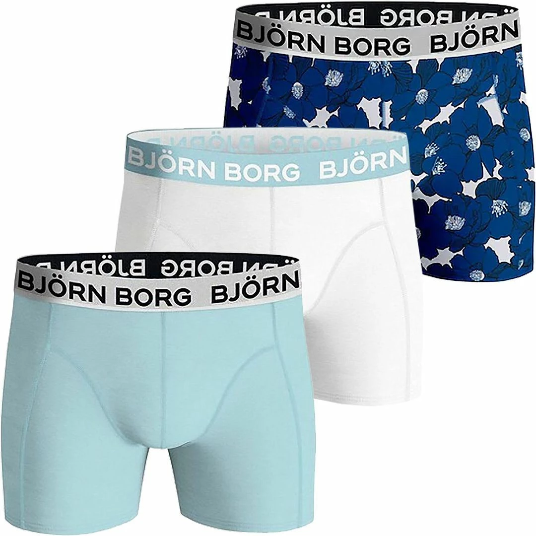 Bjorn Borg Mens Cotton Stretch Shorts Boxer Briefs Underwear Many Choices 3-PACK - Image 3