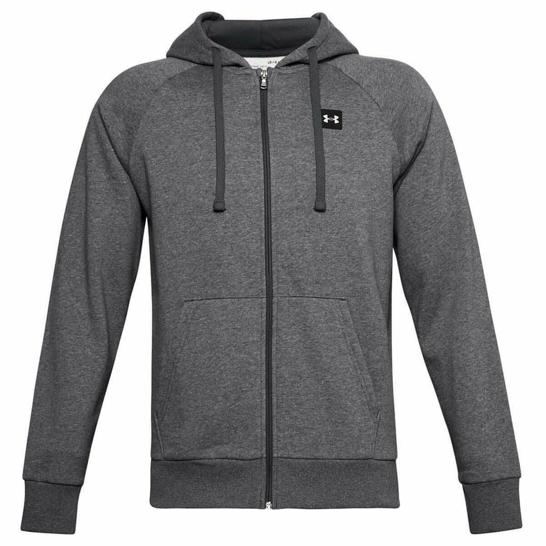 Under Armour Rival Fleece Full Zip Hoodie Mens Sports Fitness Hoody Jumper - Image 11