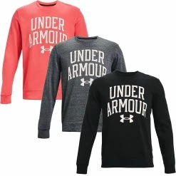 Under Armour Mens UA Rival Terry Crew Neck Fleece Sweater