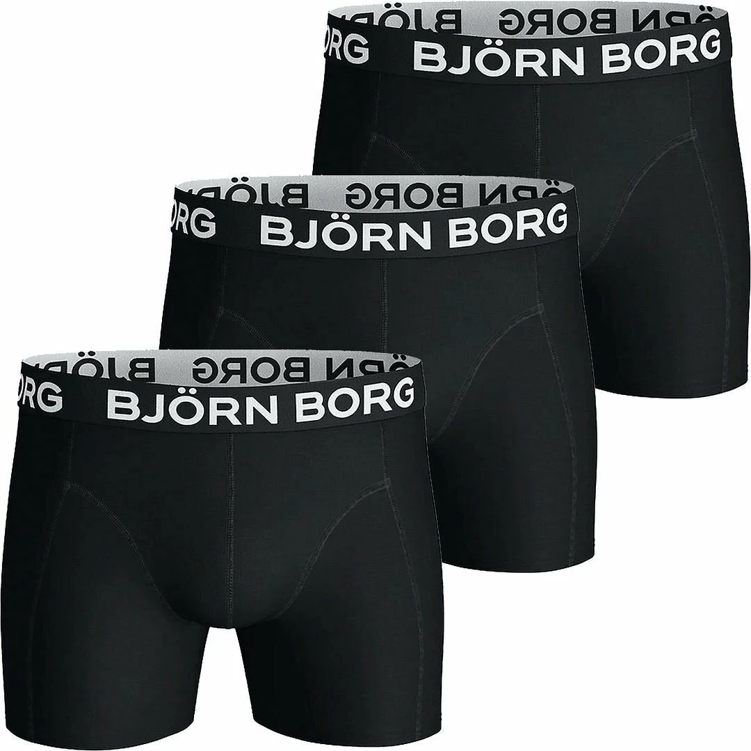 Bjorn Borg Mens Cotton Stretch Shorts Boxer Briefs Underwear Many Choices 3-PACK - Image 32