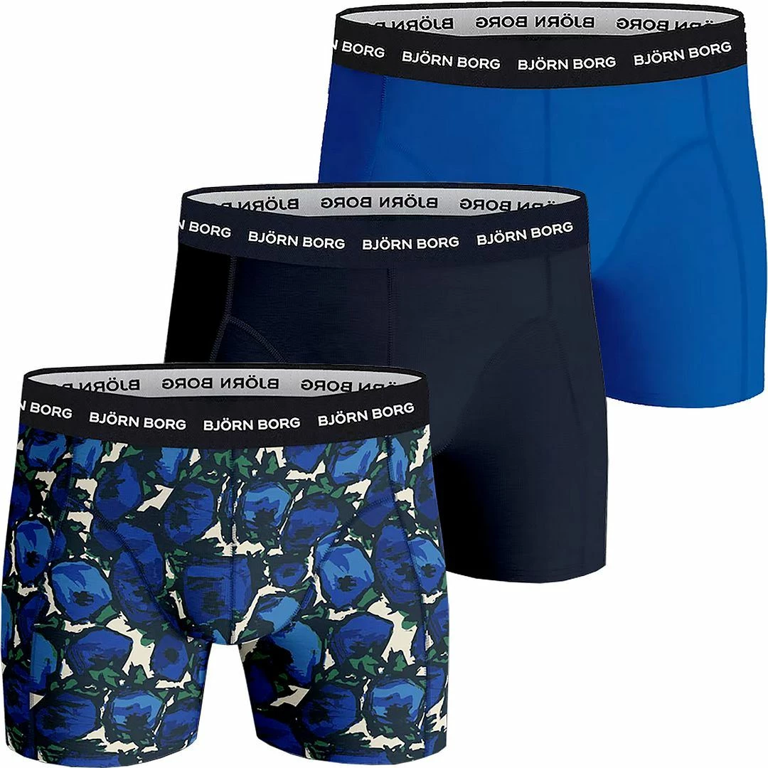 Bjorn Borg Mens Cotton Stretch Shorts Boxer Briefs Underwear Many Choices 3-PACK - Image 7