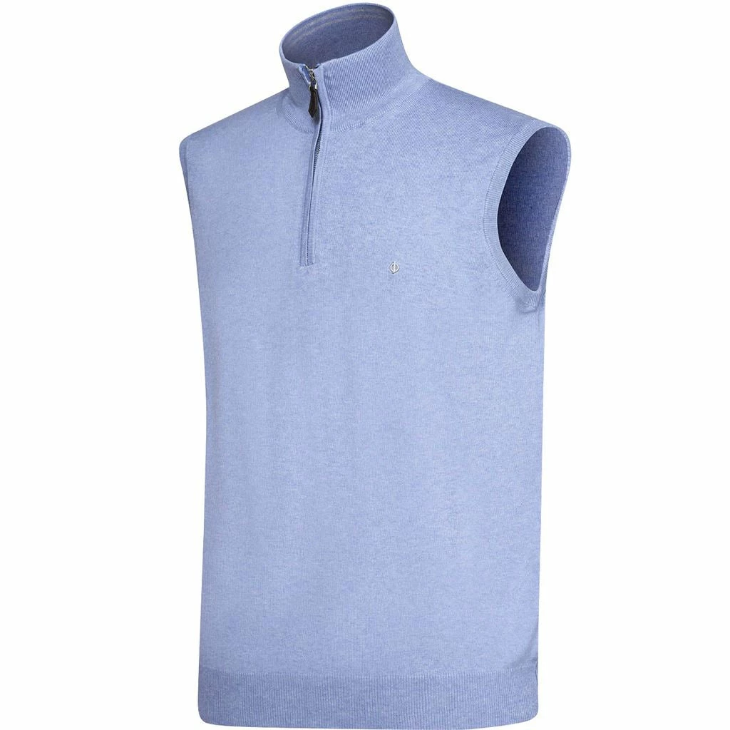 Oscar Jacobson Mens Bob Pin ¼ Zip Golf Vest - Image 14