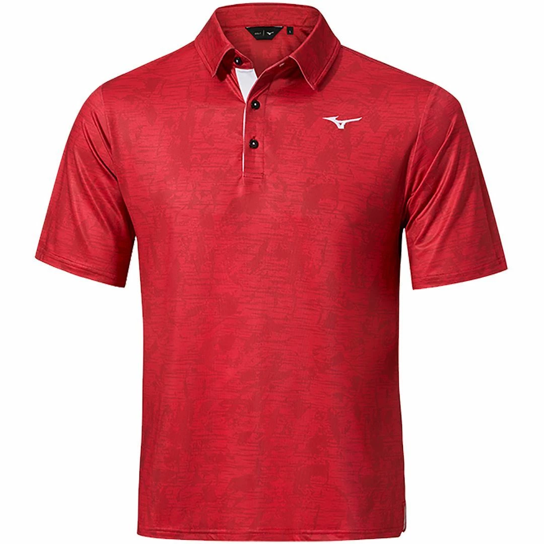 Mizuno Golf Mens Quick Dry Hazard Stretch Golf Polo Shirt - Image 5