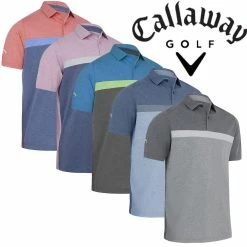 Callaway Golf Mens Soft Touch Opti-Dri Swing Tech Stretch Golf Polo Shirt