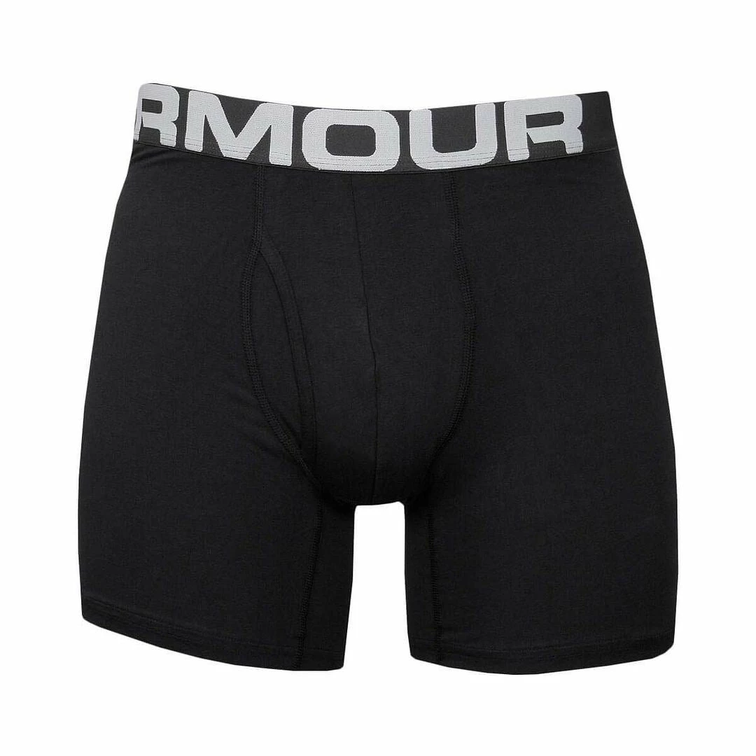 Under Armour Mens UA Charged Cotton 6" Stretch BoxerJock Underwear 3-Pack - Image 30