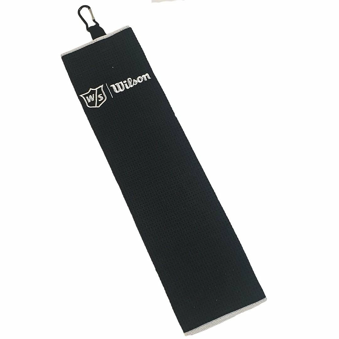 Wilson Golf Wilson Staff Tri-Fold Microfibre Golf Towel 16" X 21"