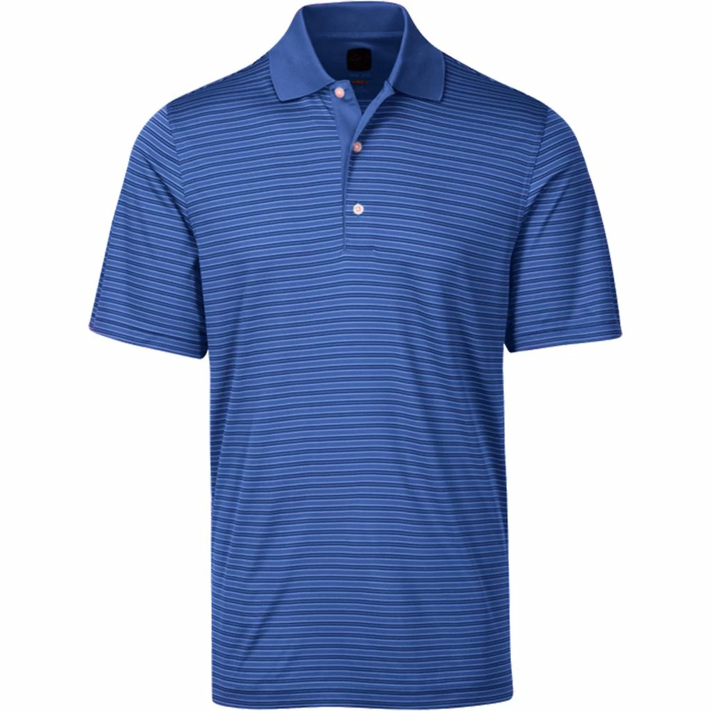 Greg Norman Mens PlayDry® Microlux SS Performance Stripe Golf Polo Shirt - Image 22