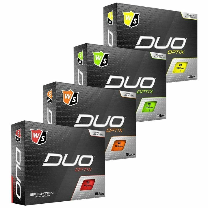 Wilson Golf Wilson Staff Golf Mens DUO Optix Matte Finish Golf Balls