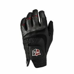 Wilson Staff Grip Plus All Weather Mens Black Golf Glove
